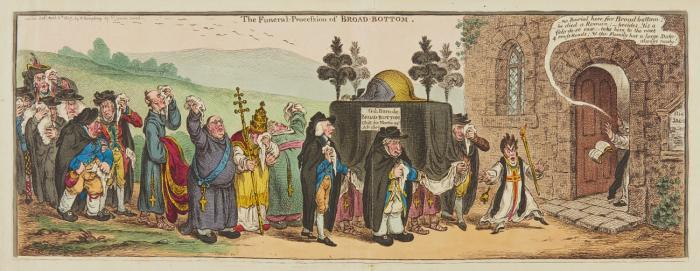 The Funeral-Procession of Brad-Bottom.