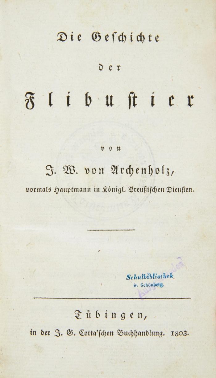 Die Geschichte der Flibustier.