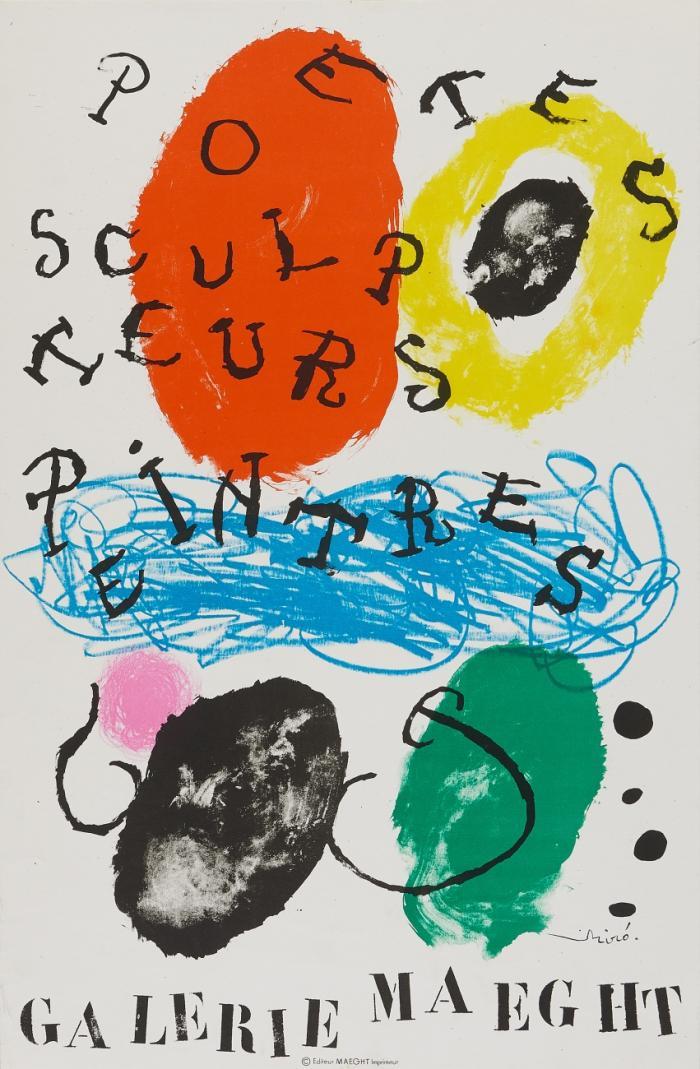 POÈTES, SCULPTEURS, PEINTRES 1960 / GALERIE MAEGHT - MIRÓ / PEINTURES MURALES 1961 / CÉRAMIQUES MONUMENTALES 1963