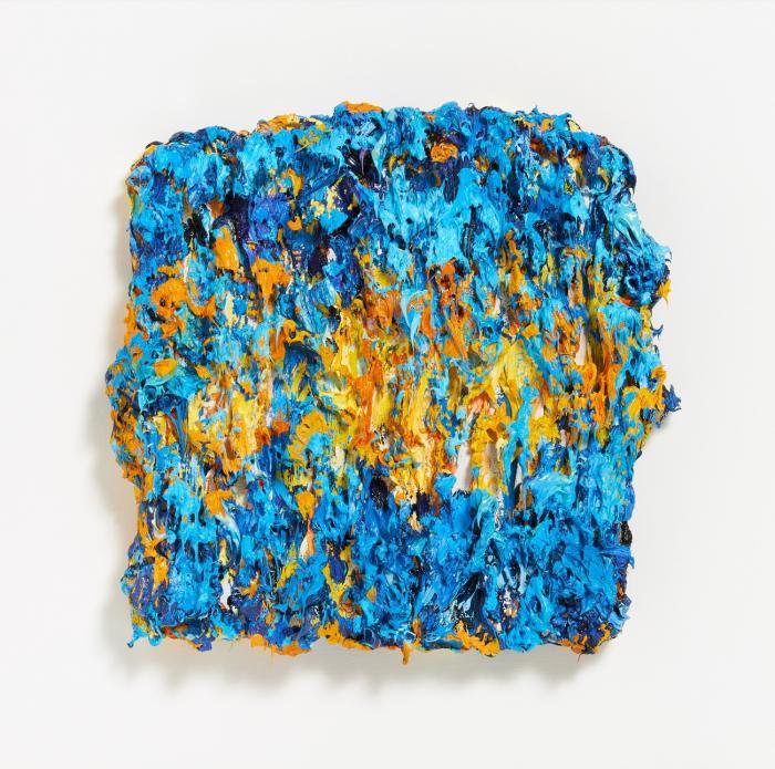 EUROPÄISCHER VULKAN II - BLAU / DUNKELBLAU / ORANGE
