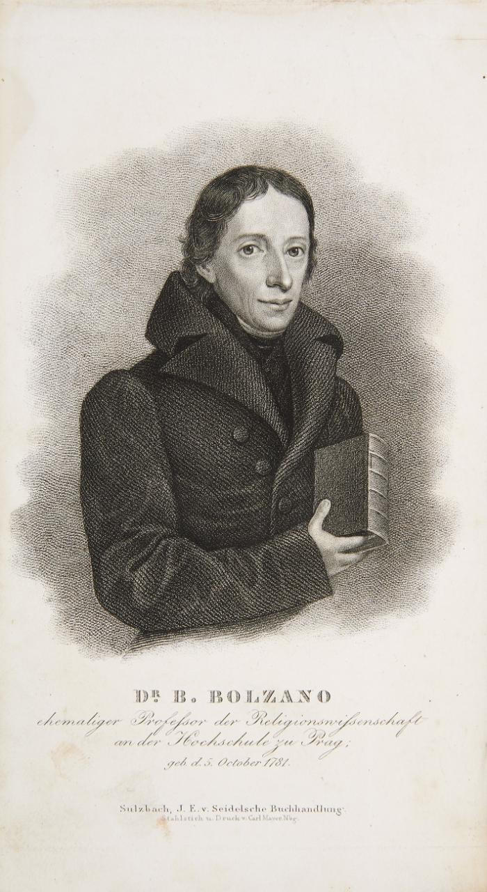 Lebensbeschreibung des Dr. B. Bolzano mit einigen seiner ungedruckten Aufsätze ... eingeleitet und erläutert von dem Herausgeber (d. i. Michael Josef Fesl).