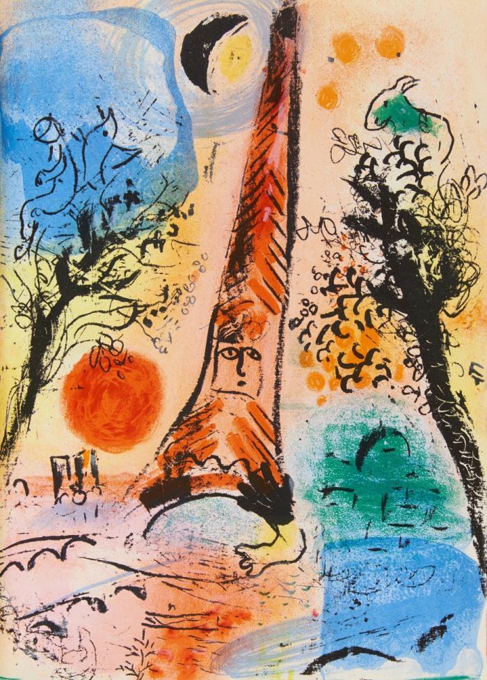 Chagall Lithograph. Bde. I-IV (von 6; Mischaufl.).