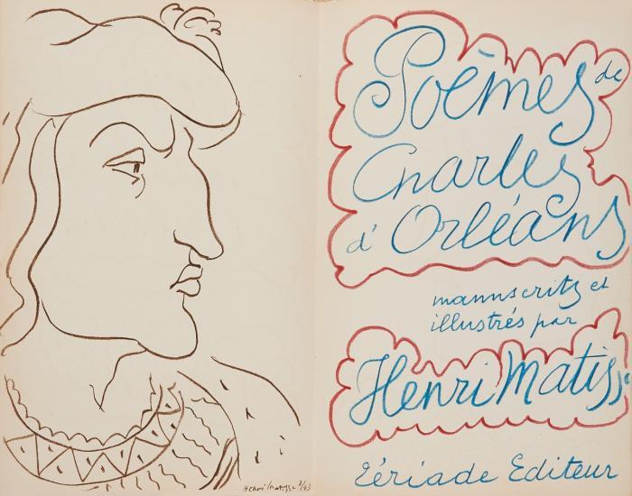 Poèmes. Manuscrits et illustrés par Henri Matisse.