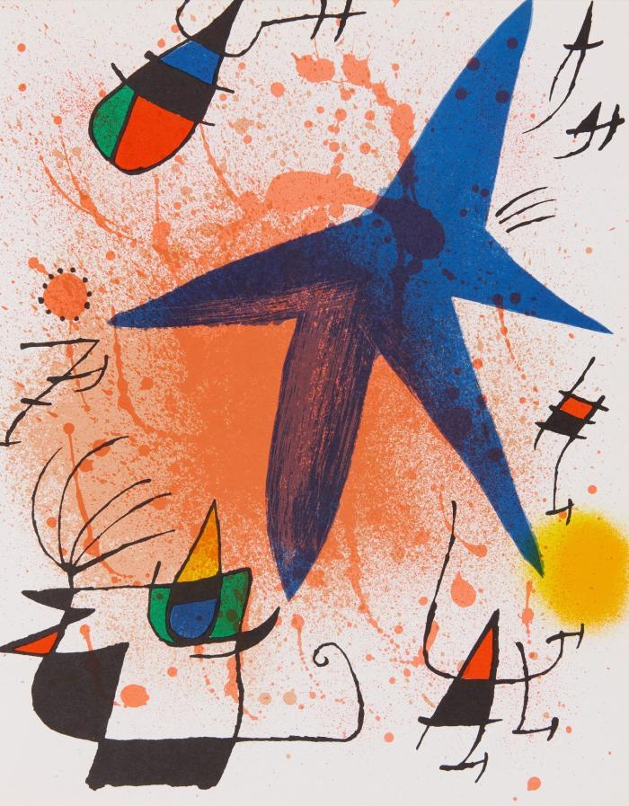 Litógrafo. (Spanische Ausgabe). Bde I-II (bis 1963) / Lithograph. (Deutsche Ausgabe). Bde III-VI. 6 Bde. Von M. Leiris (Bd I), R. Queneau (II), J. Teixidor (III), N. u. E. Calas (IV) und P. Cramer (V-VI).
