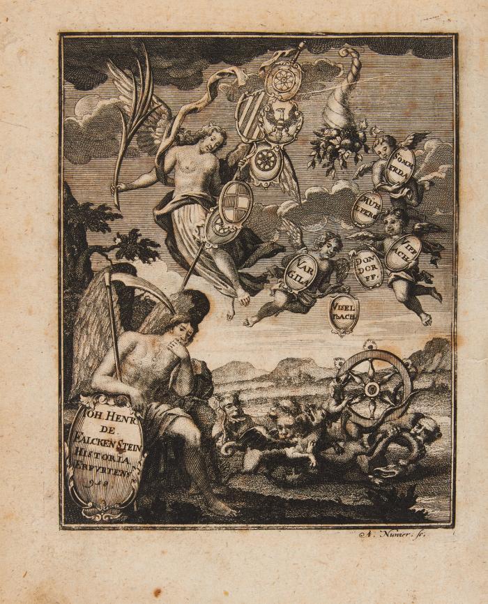 Civitatis Erfurttensis historia critica et diplomatica, oder vollständige alt- mittel- und neue Historie von Erffurth. 2 Tle. in 1 Bd.
