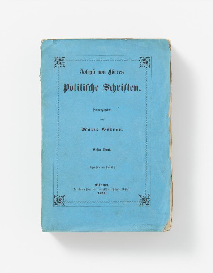 Gesammelte Schriften. Hrsg. von Marie Görres. 9 Bde. (