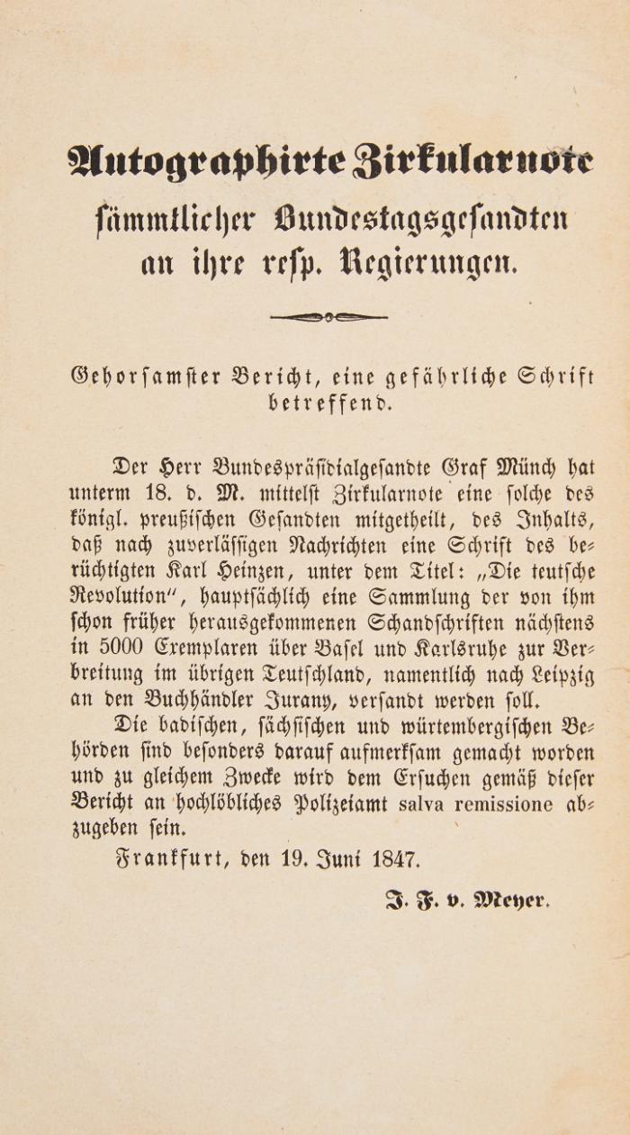 Teutsche Revolution. Gesammelte Flugschriften.