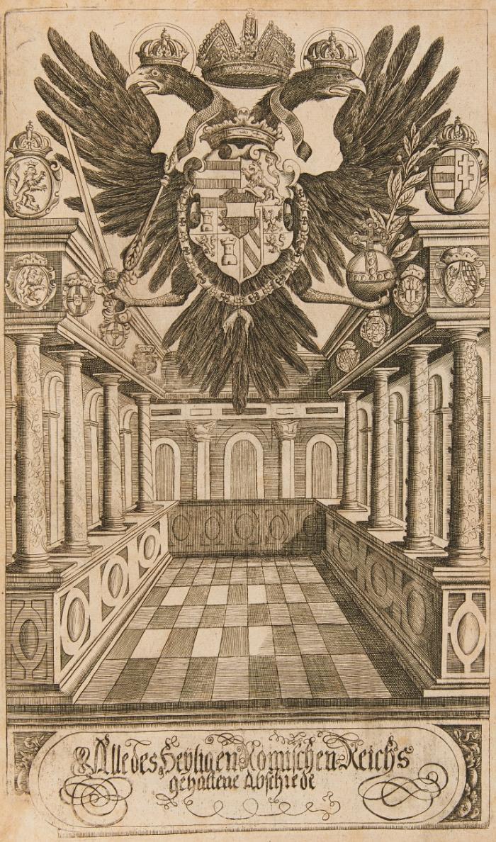 Aller  Des Heiligen Römis. Reichs gehaltenen Reichs-Täge, Abschiede und Satzungen  Samt andern Kayserlichen und Königlichen Constitutionen, Als Caroli IV. ... die vom Jahr 1356. biß in das 1654 ... erneuert und publicirt worden.