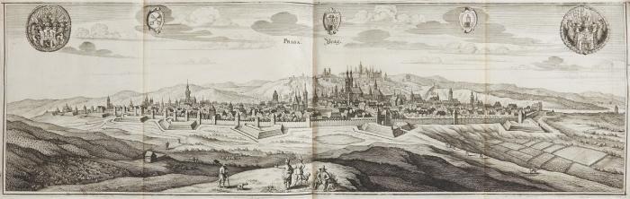 Topographia Bohemiae, Moraviae et Silesiae das ist, Beschreibung und eigentliche Abbildung der Vornehmsten, und bekandtisten Stätte, und Plätze, in dem Königreich Boheim und einverleibten Landern, Mähren, und Schlesien.