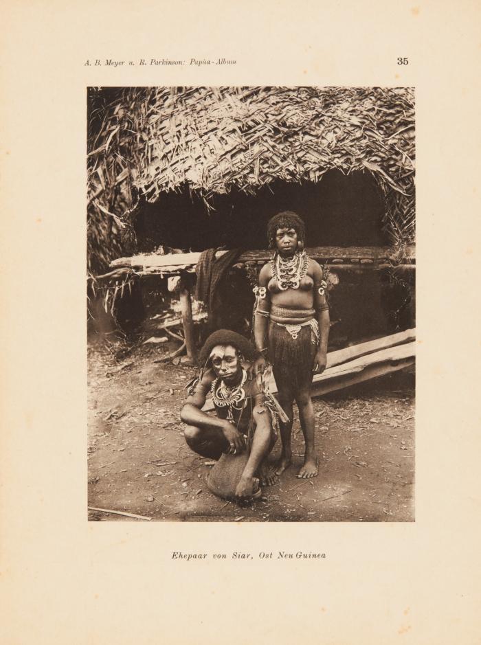 Album von Papúa-Typen. Neu Guinea und Bismarck Archipel.