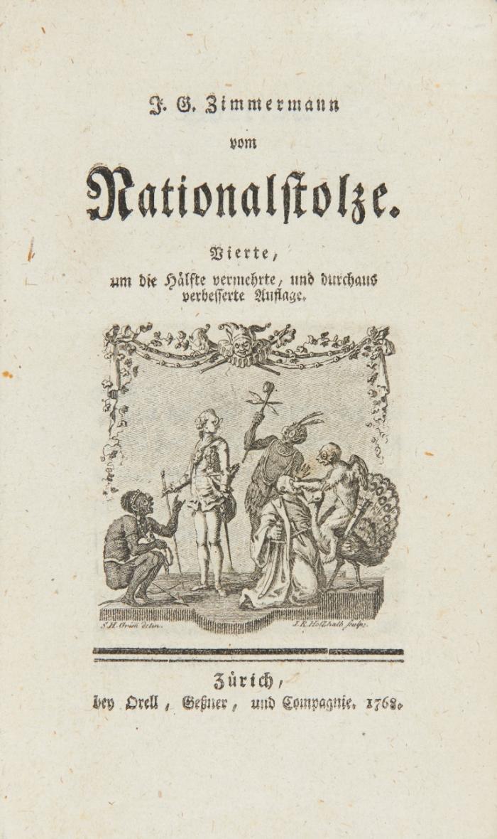 Vom Nationalstolze. Vierte, um die Hälfte vermehrte und durchaus verbesserte Auflage.