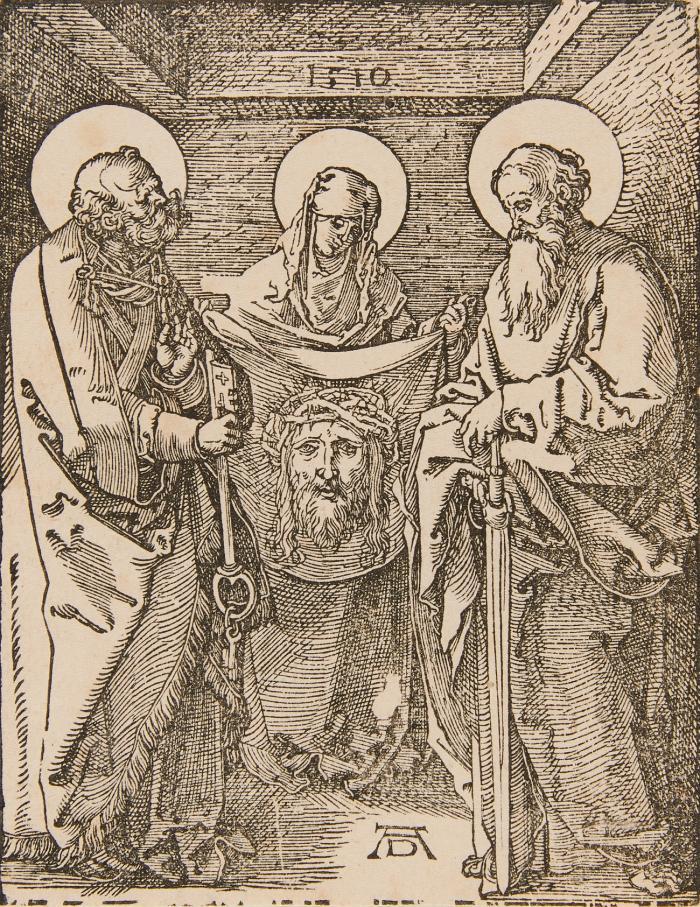Veronika zwischen St. Peter und Paul.