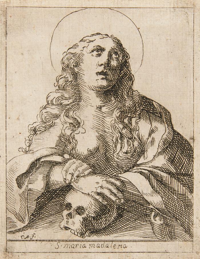 Maria Magdalena, büßend.
