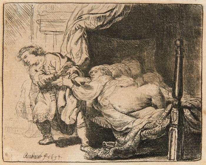 Joseph und Potiphars Weib.