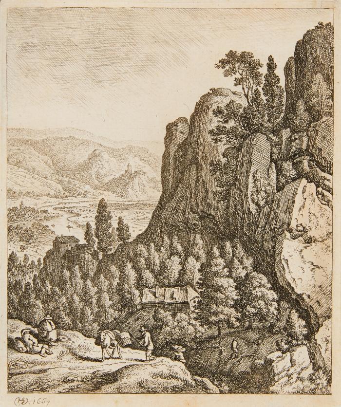 Das Haus unter dem Felsen.