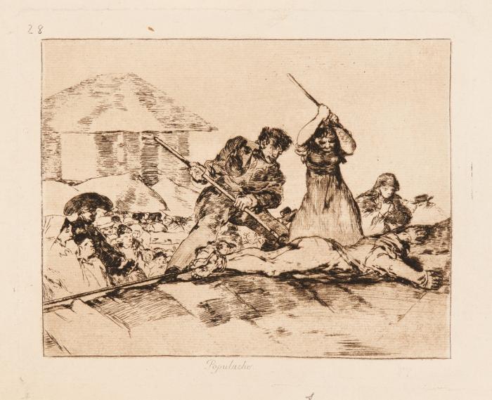 Populacho (Tafel 28 aus: Los Desastres de la Guerra).