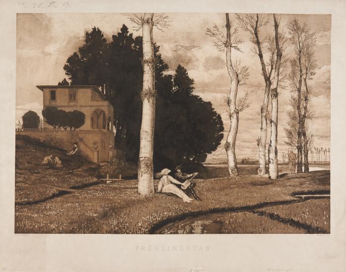 Frühlingstag. (Die drei Lebensalter, Große Landschaft)