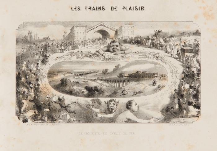 Les trains de plaisir. Le touriste en chemin de fer. Ligne de Paris à Versailles.