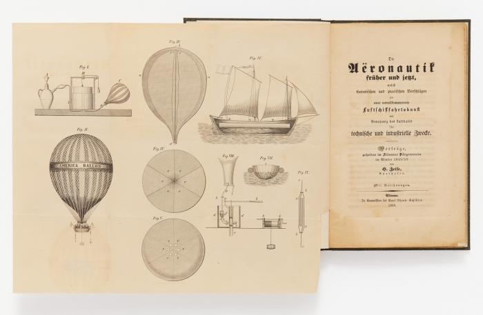 Die Aeronautik früher und jetzt, nebst theoretischen und practischen Vorschlägen zu einer vervollkommneteren Luftschiffahrtskunst und Benutzung des Luftballs für technische und industrielle Zwecke.