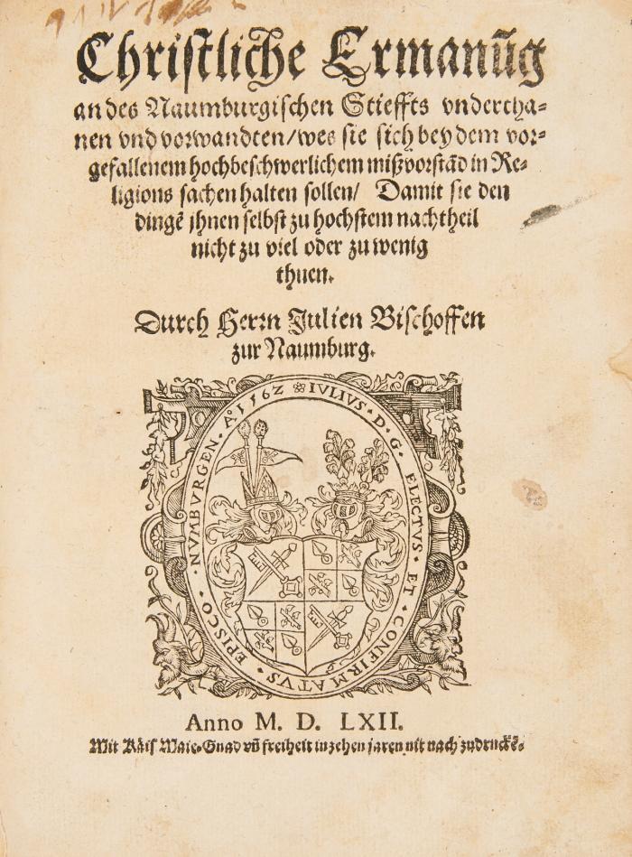 Ein ernstliche Christliche ermanung an das Edel Bayerland wider das Lasterbuch ...