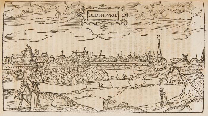 Oldenburgisch Chronicon. Das ist/ Beschreibung der löblichen vhralten Grafen zu Oldenburg vnd Delmenhorst/ etc. Von welchen die jetzige Könige zu Dennemarck vnd Hertzogen zu Holstein entsprossen ...