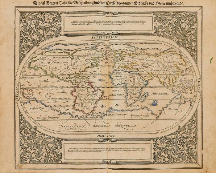 Cosmographey: das ist/ Beschreibung aller Länder/ Herrschaften vnd fürnemesten Stetten des gantzen Erdbodens/ sampt jhren Gelegenheiten/ Eygenschafften/ Religion/ Gebräuchen/ Geschichten vnd Handtierungen ... Jetzt aber mit allerley gedechtnuswirdigen Sachen bis ins M.D.XCVIII. jar gemehret.
