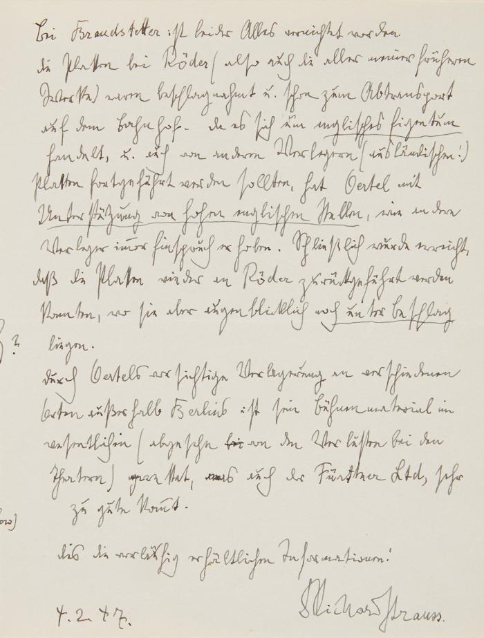 E. Brief m. U.