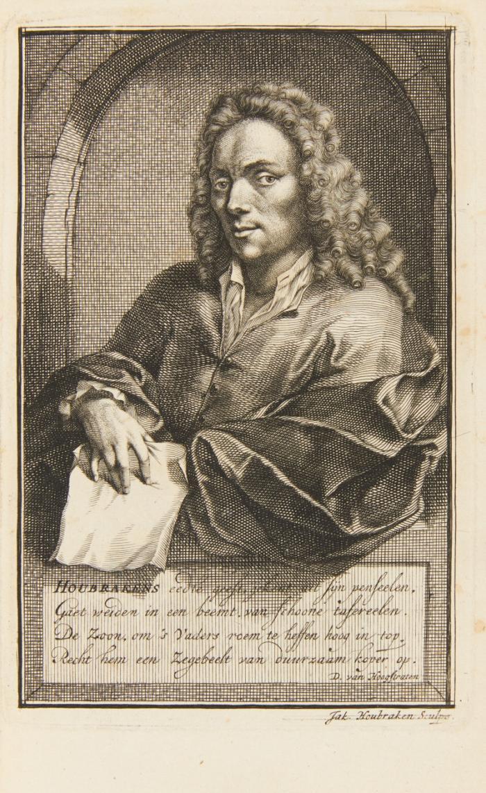 De groote schouburgh der Nederlantsche konstschilders en schilderessen. 3 Bde.