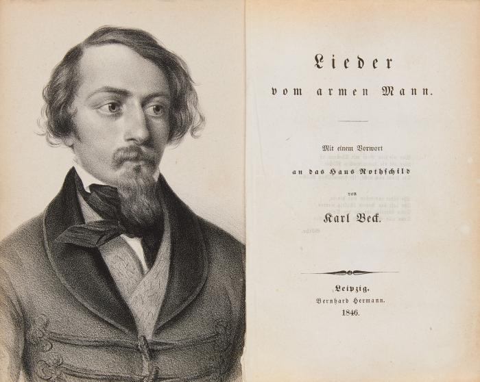 Lieder vom armen Mann. Mit einem Vorwort an das Haus Rothschild.