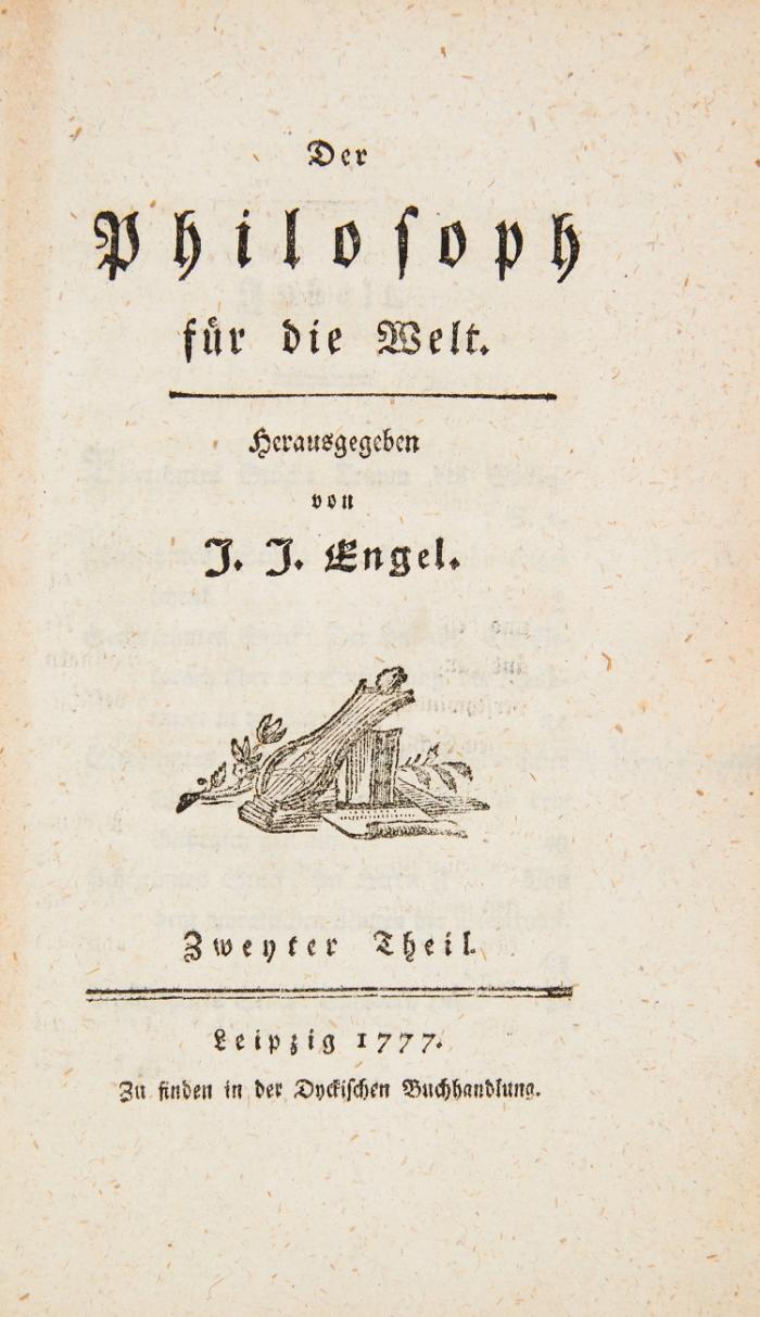 Der Philosoph für die Welt. 3 Tle in einem Bd.