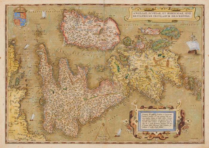 Britische Inseln. Angliae, Scotiae, et Hiberniae, sive Britannicar: Insularum Descriptio.