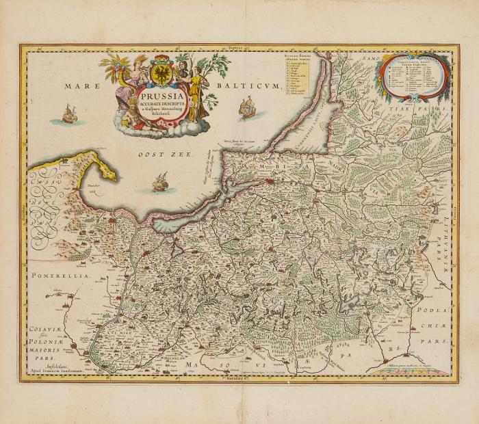 Ostpreußen. Prussia Accurate Descripta.