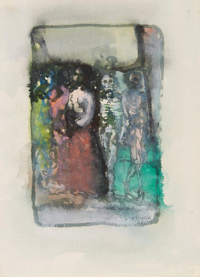 OHNE TITEL (FIGURENGRUPPE TOD UND MÄDCHEN)