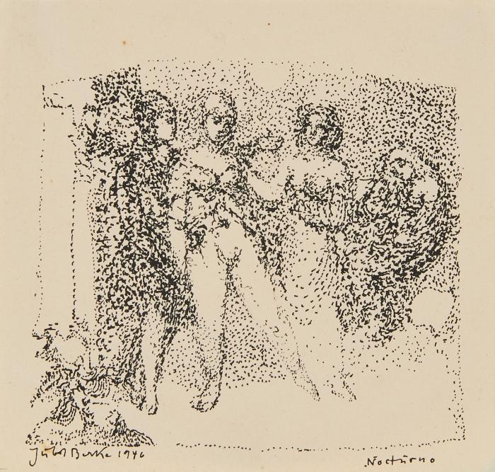 NOCTURNO 1946 / OHNE TITEL (FIGURENSTUDIEN) 1946