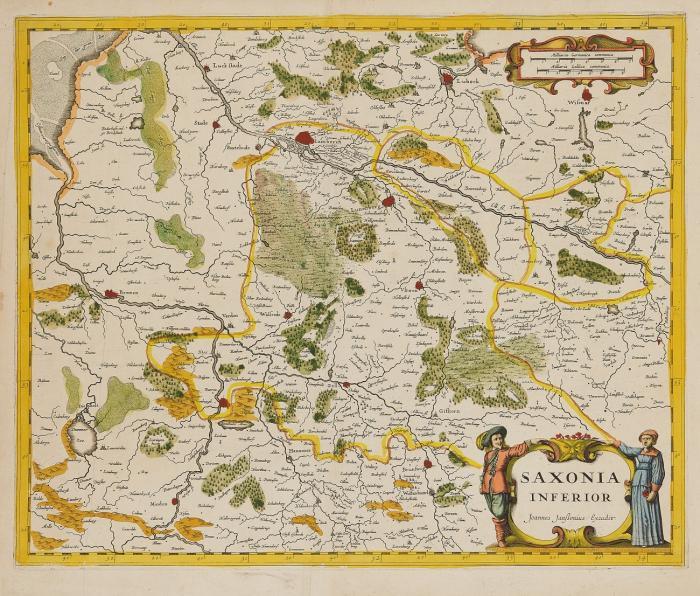 Niedersachsen. Saxonia Inferior, das Gebiet zwischen Lübeck und Minden.