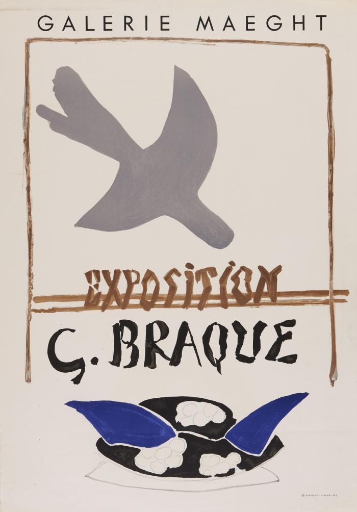 SUR 4 MURS 1947 / PAPIER COLLÉS 1912 - 1914 1953 / EXPOSITION G. BRAQUE 1959 / LA LIBERTÉ DES MERS ET LIVRES ILLUSTRÉS RÉCENTS 1961