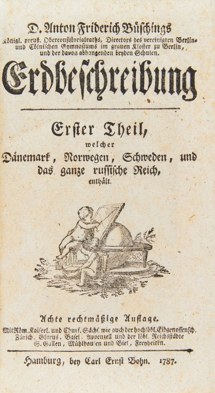 Erdbeschreibung. Mischaufl. Bde 1- 10.