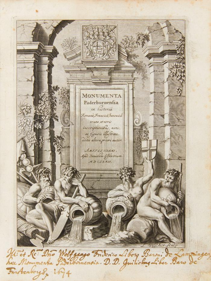 Monumenta Paderbornensia ex historia Romana, Francica, Saxonica eruta ... Accedunt Caroli M. Capitulatio de partibus Saxoniae ... & Panegyricus Paderbornensis. Editio altera priori auctior. 2 Tle. in 1 Bd.