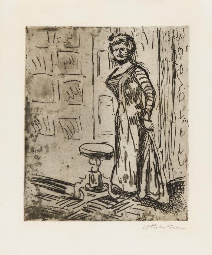 FRAU AN DER TÜRE