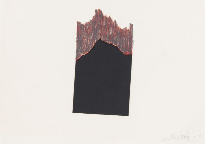 OHNE TITEL ca. 1970/72 / EISENKÄSTEN DOPPELSACK M. ASCHE