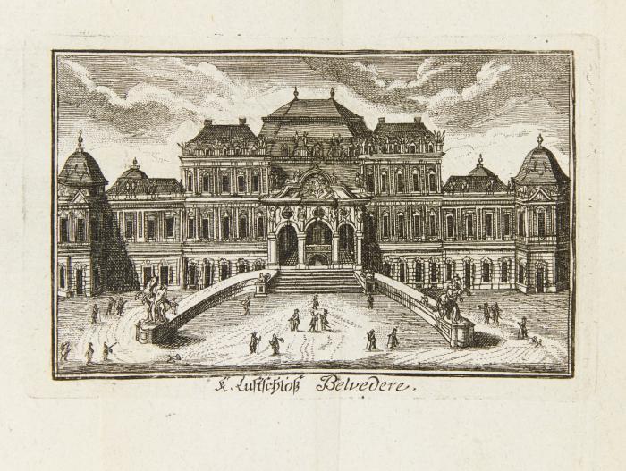 Almanach von Wien zum Dienste der Fremden, oder historischer Begriff der anmerkungswürdigsten Gegenstände dieser Hauptstadt. Samt dem richtigen Verzeichnisse der Gassen, numerirten Häuser, ihrer Innhaber, und Schilde.