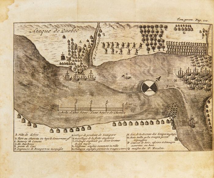 Nouveaux voyages dans l'Amerique septentrionale, qui contiennent une rélation des différens peuples qui y habitent; la nature de leur gouvernement, leur commerce, leurs coutumes, leur religion, & leur maniére [sic] de faire la guerre. L'intérêt des François & des Anglois dans le commerce qu'ils font avec ces nations; l'avantage que l'Angleterre peut retirer dans ce païs, étant en guerre avec la France. Bd. 1 (v. 2).