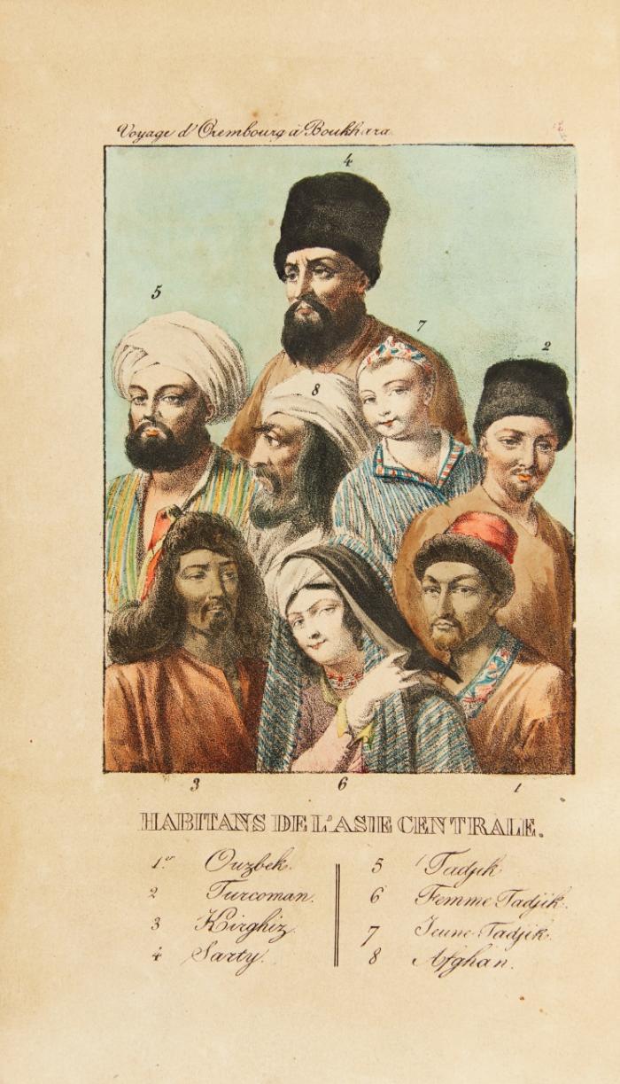 Voyage d'Orenberg a Boukhara, fait en 1820, à travers les steppes qui s'étendent à l'est de la mer d'Aral et au-delà de l'ancien Jaxartes.