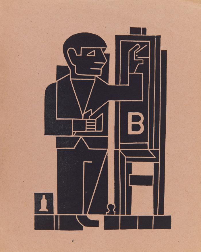 Bilderbogen der Zeit I. Arbeiter. 12 Linoleum Schnitte. Mit einer Einleitung v. Dr. R. Albrecht.