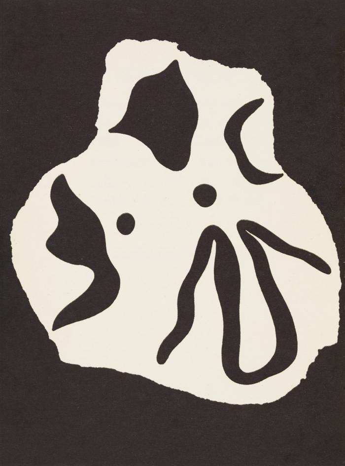 Nuits végétales. Avec un papier déchiré de Arp.