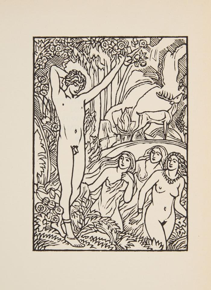 Das Hohe Lied Salomos. Mit Holzschnitten von Ludwig von Hofmann.