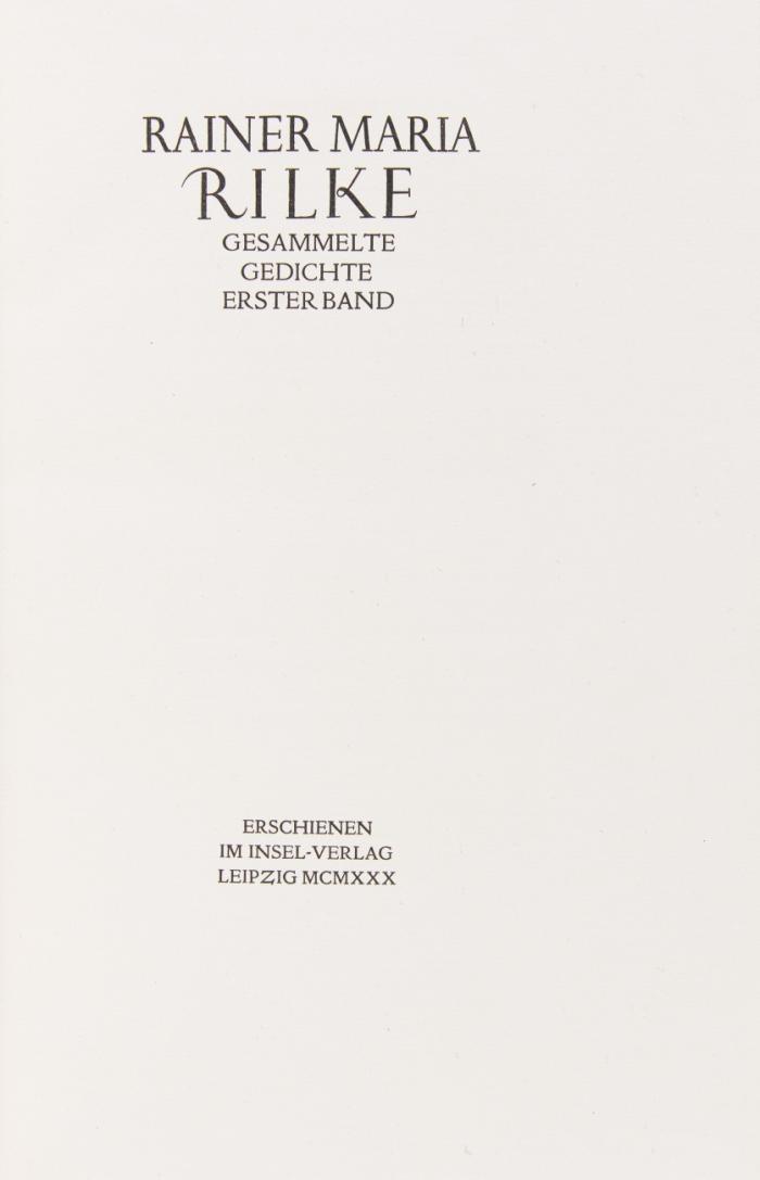 Gesammelte Gedichte.