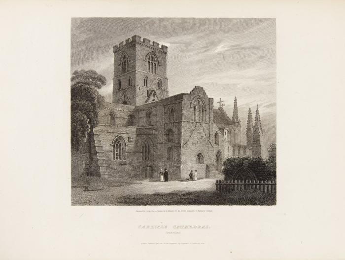 The border antiquities of England and Scotland; comprising specimens of architecture and sculpture, and other vestiges of former ages. 2 Bde.