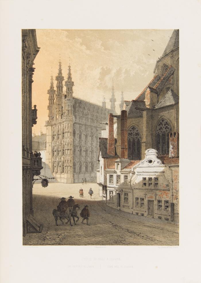 Bau- und Kunstdenkmäler in Belgien. Malerische Ansichten.