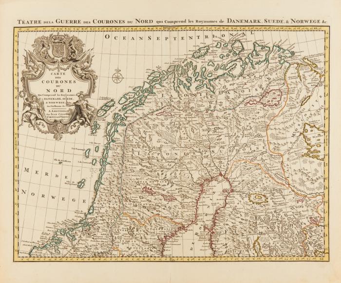Europa. Sammlung von 12 kolorierten Kupferstichkarten auf 13 Blatt von G. de l'Isle u.a. bei J. Covens & C. Mortier, um 1730-50.